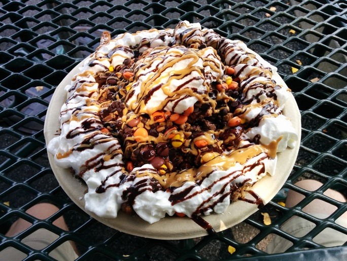Reese's Xtreme Funnel Cake